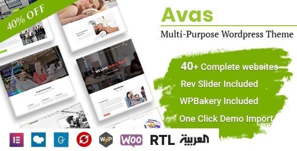 Avas v6.3.30 – Multi-Purpose WordPress Theme